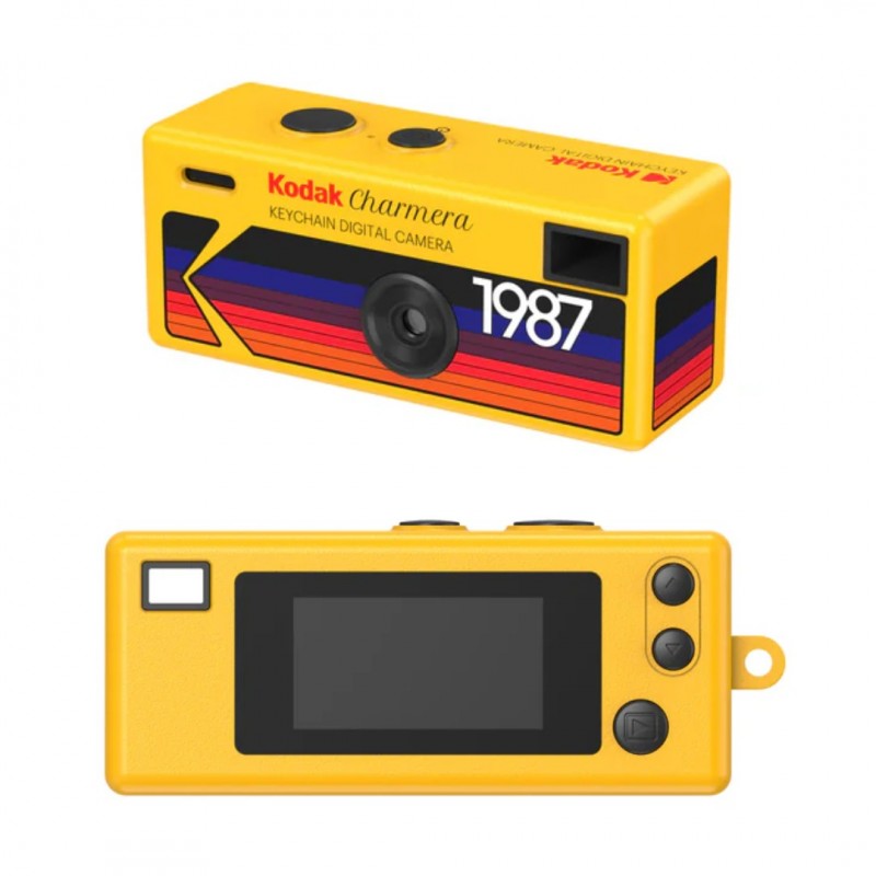 青]Kodak Charmera 1987 キーチェーンデジタルカメラ Kodak Charmera